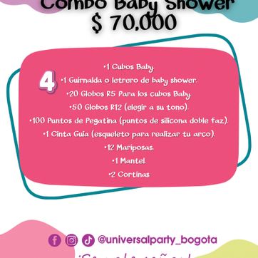 Imagen del producto COMBO BABY SHOWER # 4