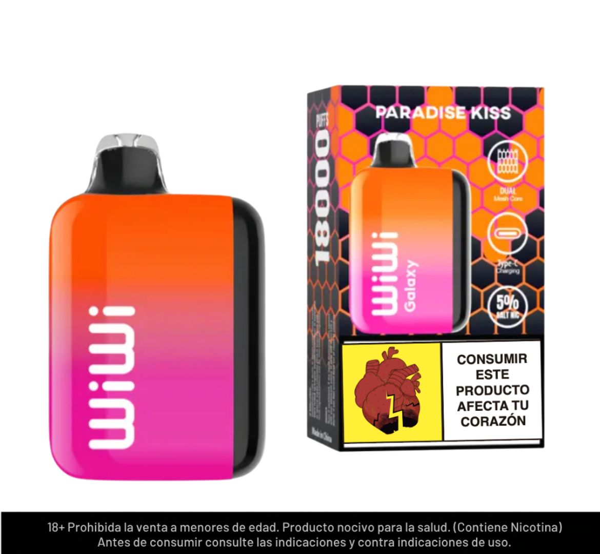 Wiwi Galaxy Paradise Kiss 18.000 Puffs