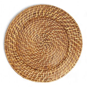 PLATO BASE - RATTAN - imagen 1