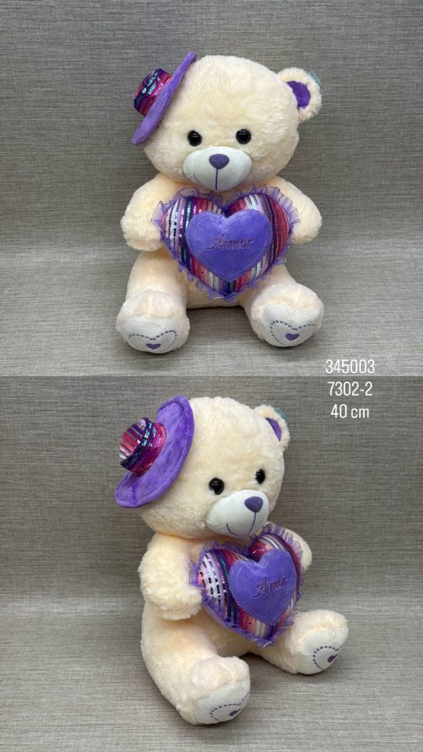 OSO CON PAVA DE 40 CM
