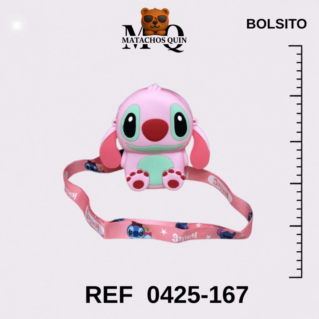 BOLSITO DE SILICONA DE STITCH & ANGELA
