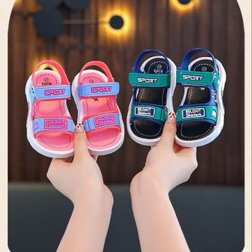 Sandalias SPORT Dino Azul/ Naranja/ Rosa - imagen 1
