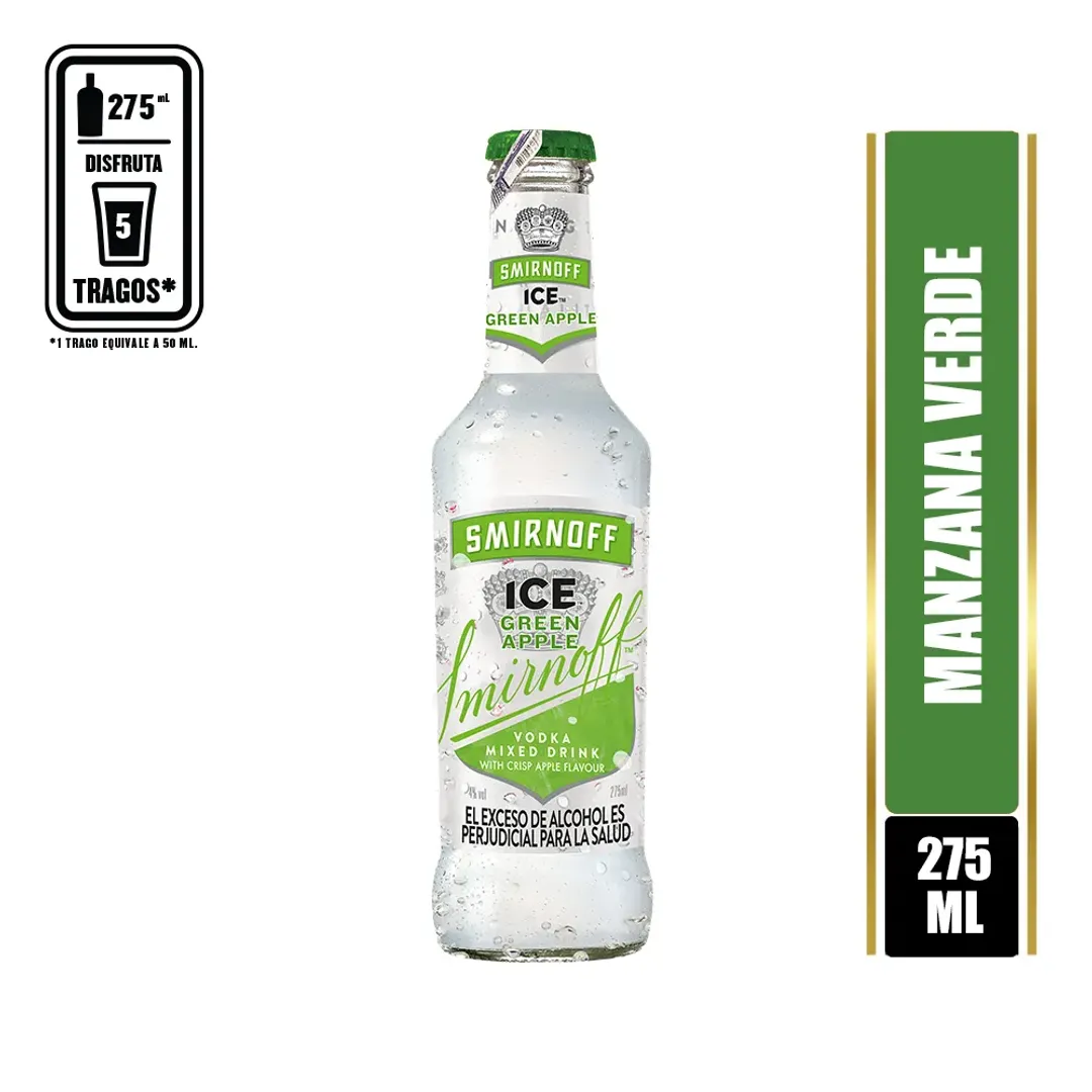 SMIRNOFF ICE APLEE*275ML