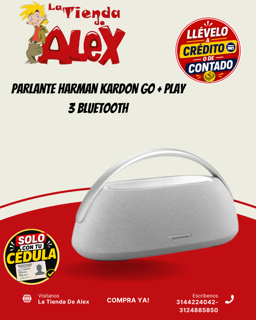Parlante Harman Kardon Go + Play 3 Bluetooth