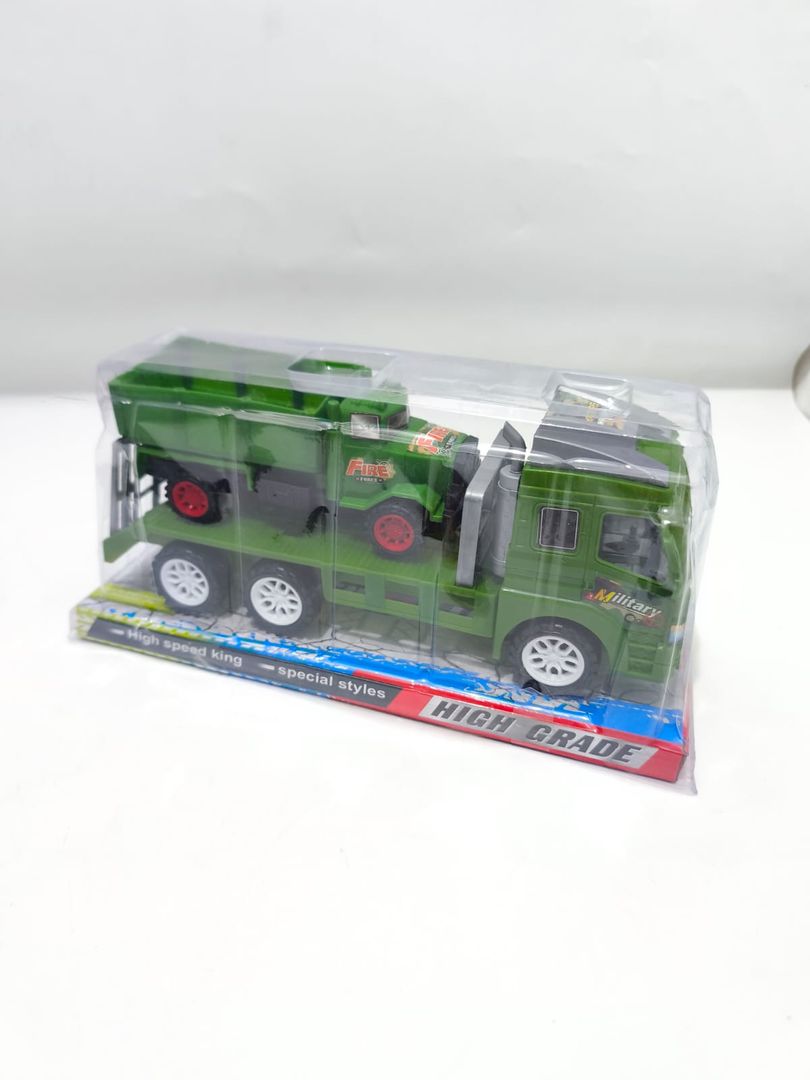 NIÑERA MILITAR CON VOLQUETA 