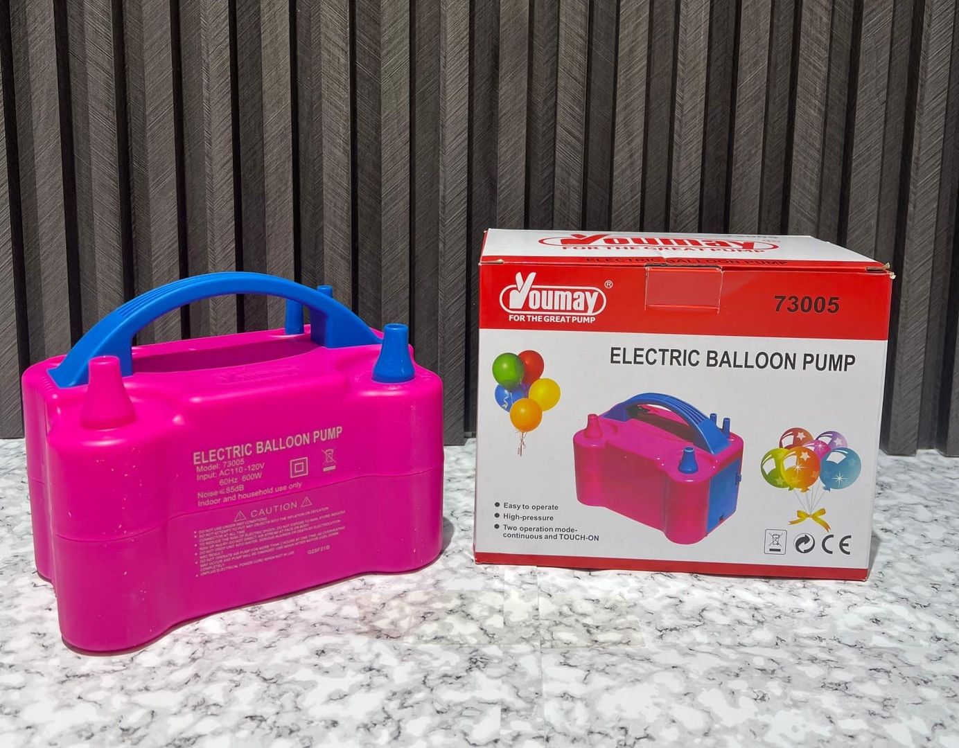 PACA DE INFLADOR ELECTRICO X 12 UNIDADES 