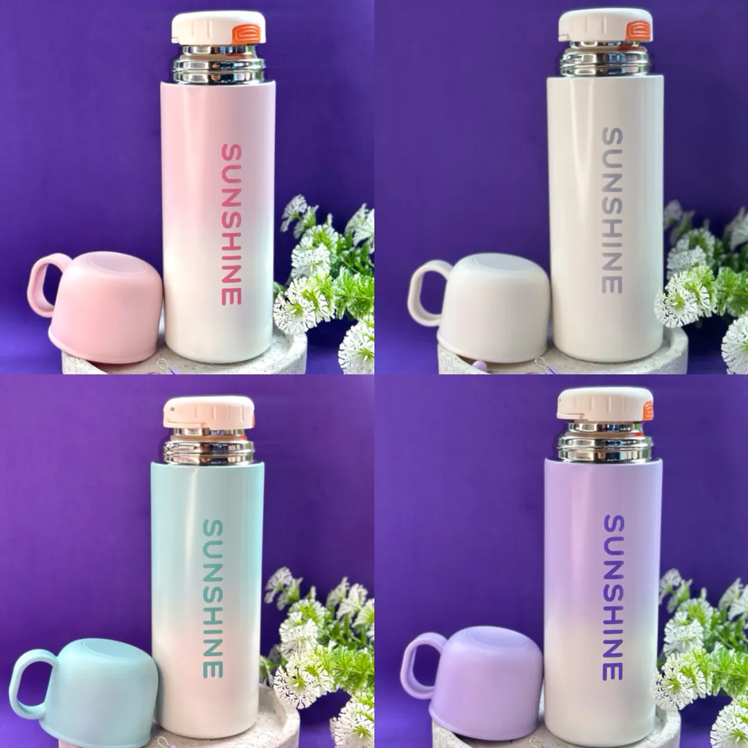 TERMO METALICO SUNSHINE TAPA POCILLO 500ml REF:733-2