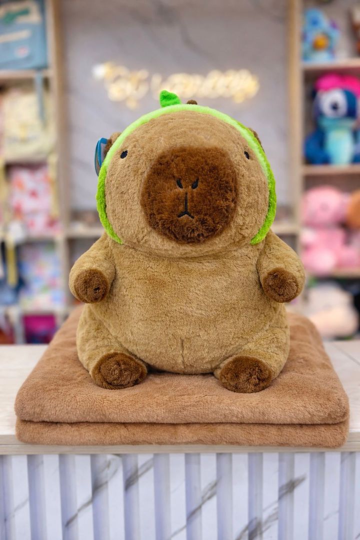 CAPIBARA GORRO COBIJA ( 40 CM ) 