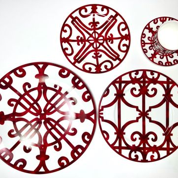 VAJILLA HERMES ROJA - imagen 1