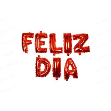 GLOBO FOIL 16' LETRA A LETRA FELIZ DIA SURTIDO - imagen 1