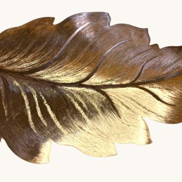 Imagen del producto INDIVIDUAL TIPO HOJA CROMADA