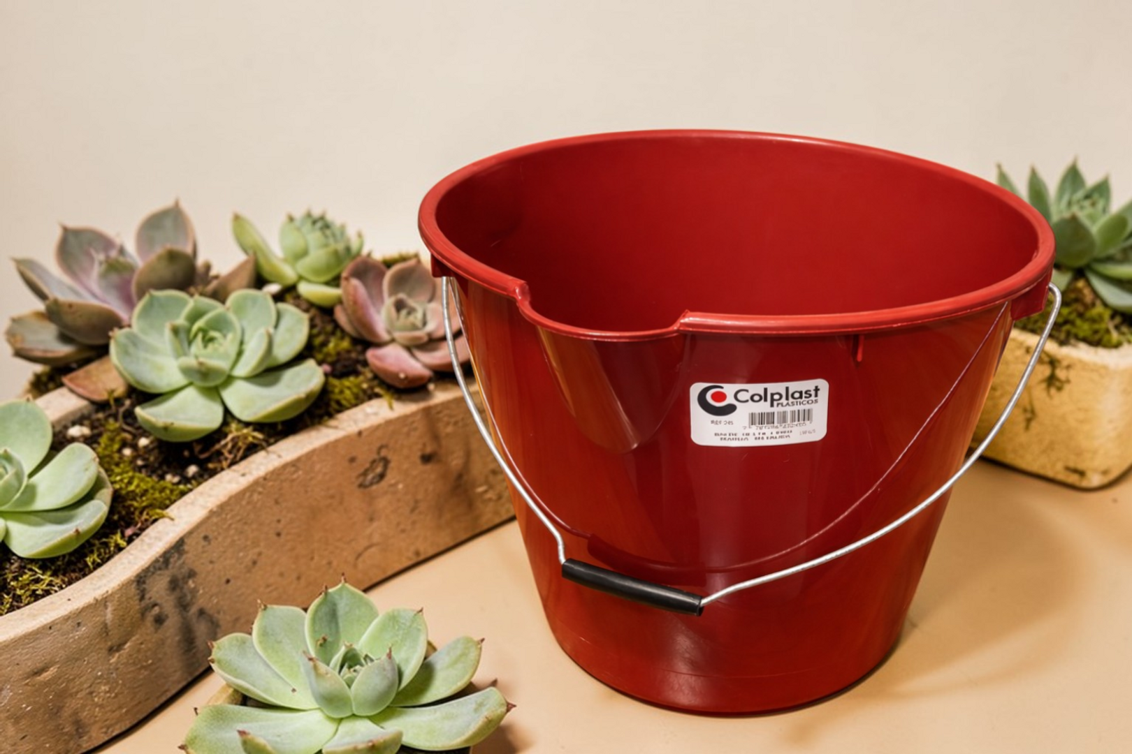 BALDE 10 LT CON PICO MAN METALICA-CLP