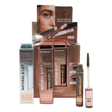 Imagen del producto Gel fijador y máscara de cejas de Kiss Beauty