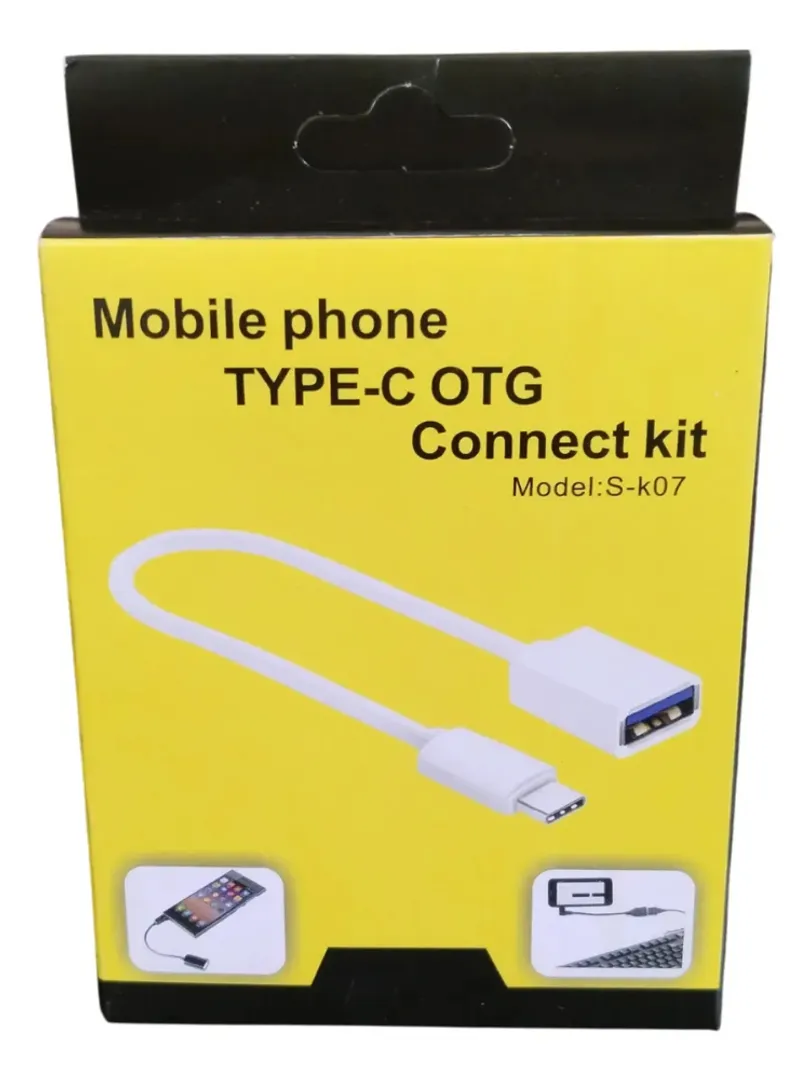 CABLE OTG USB A TIPO C TELEFONO MOVIL