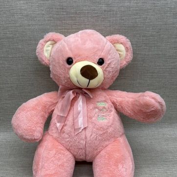 Imagen del producto OSO ROSA CON CINTA 50 CM