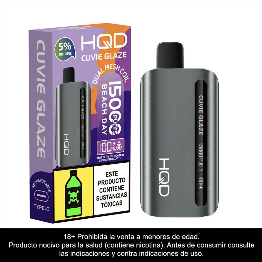 HQD Glaze Beach Day 15.000 Puffs