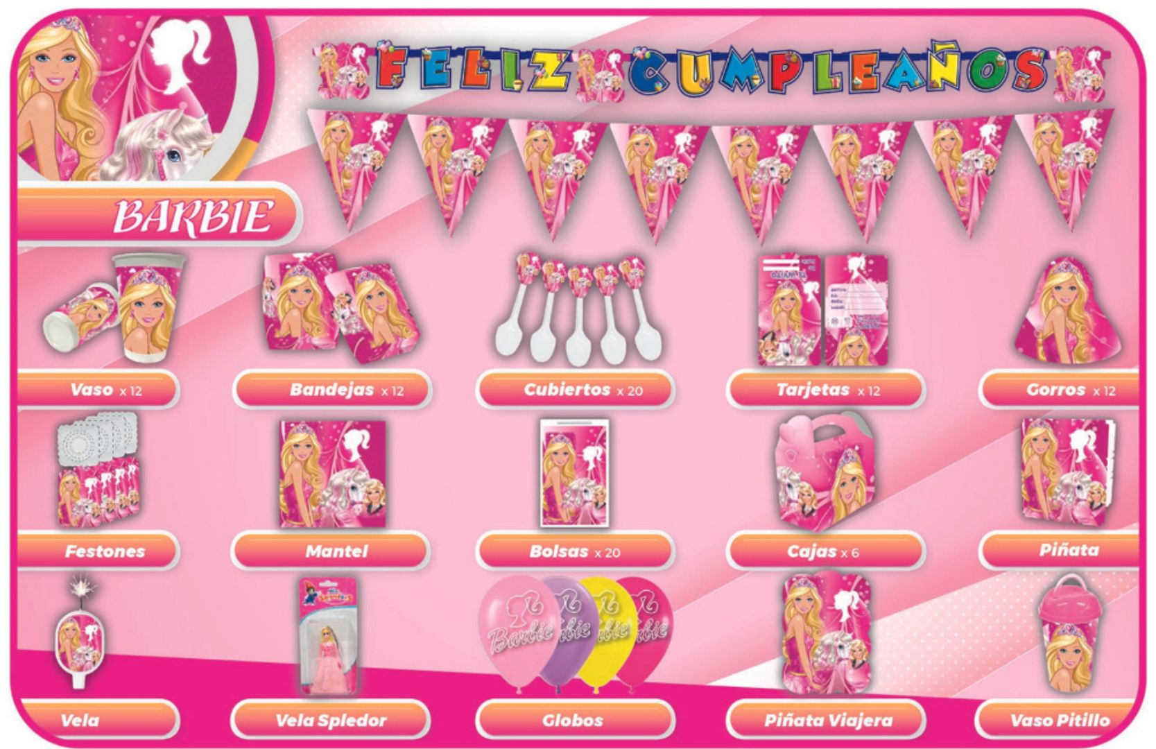 DECORACIÓN BARBIE