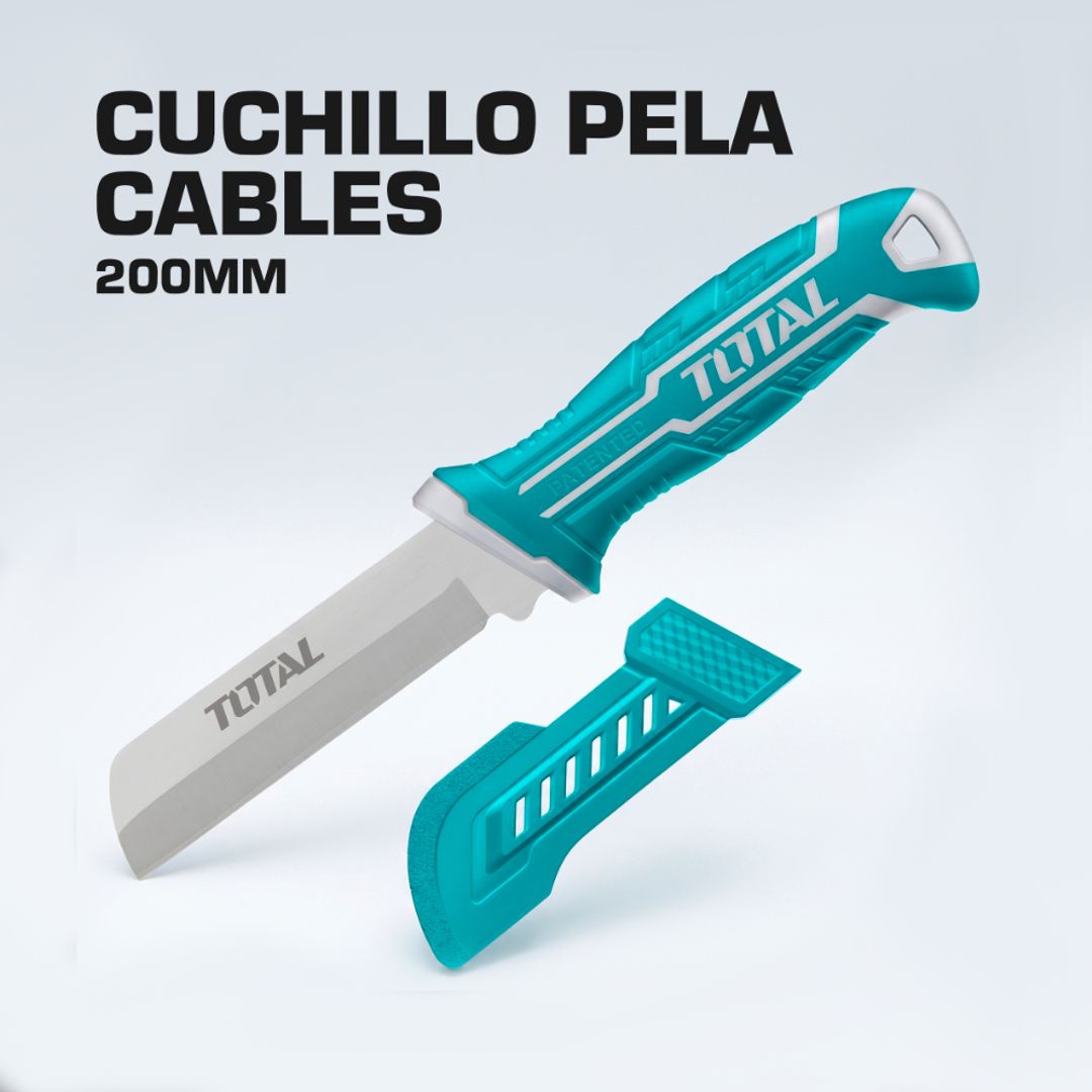 CUCHILLO PELA CABLES HOJA RECTA 200MM