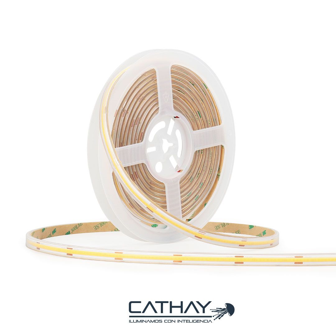 CINTA LED COB IP67 24V-8MM-8W ENCAUCHETADA x ROLLO