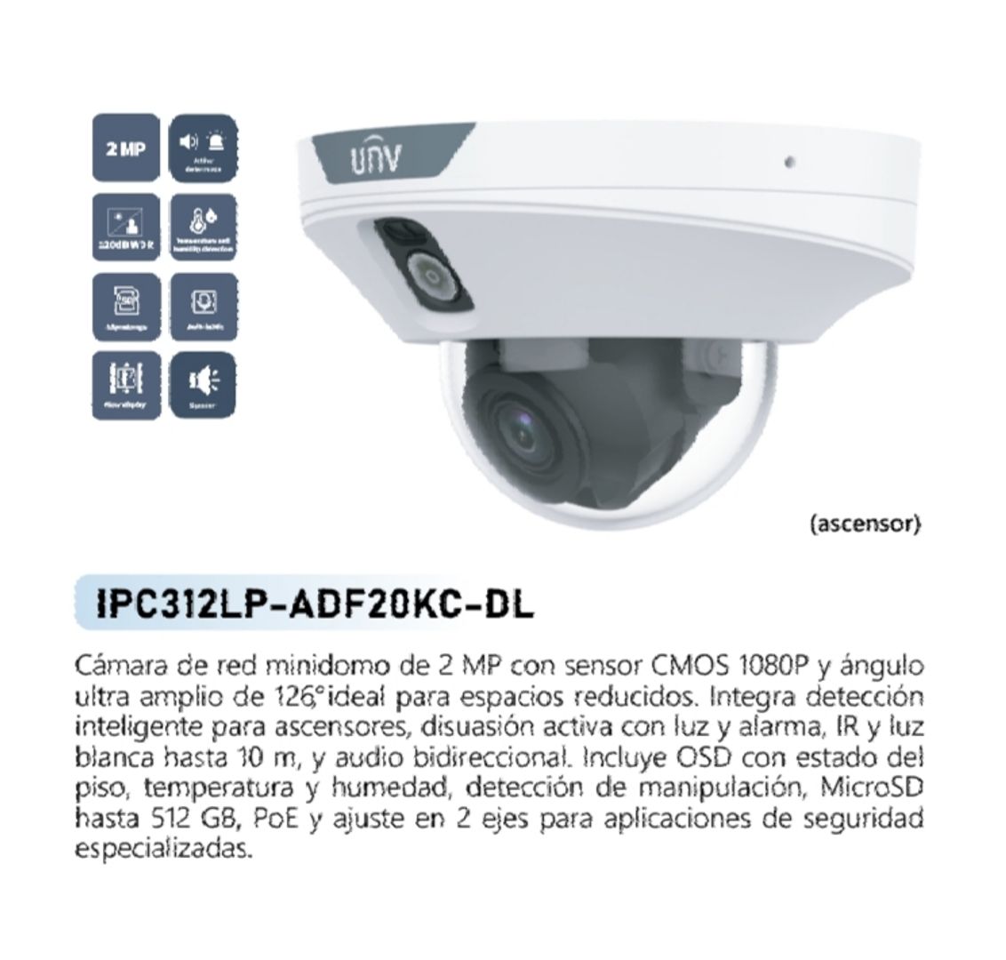 CAMARA MINIDOMO 2MP