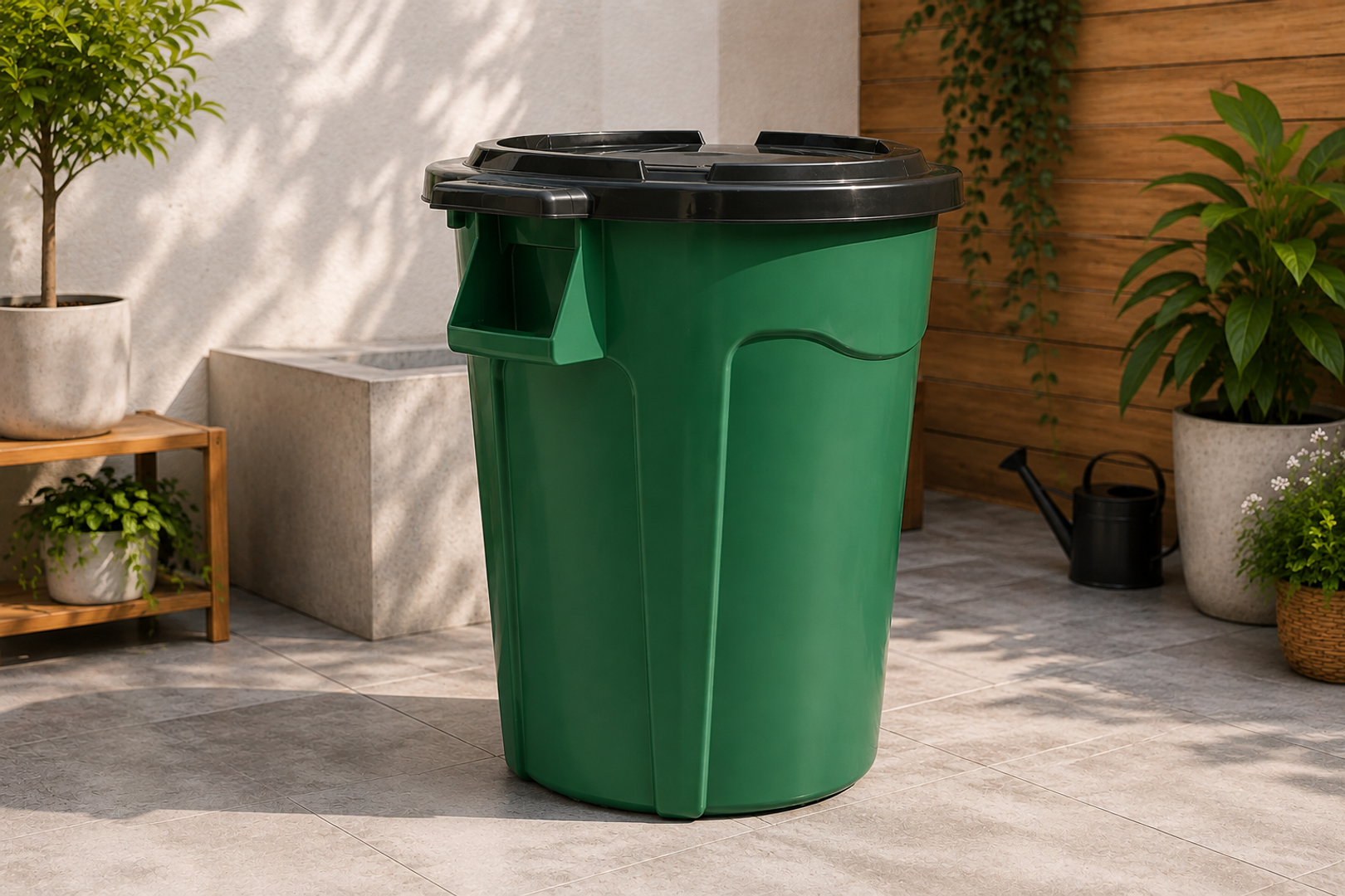 ECOTANQUE 120 LTS VERDE  C/TAPA-A.COL