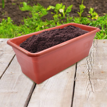 Imagen del producto MATERA TREBOL RECTANGULAR 40CM INGEPRODUCTOS 