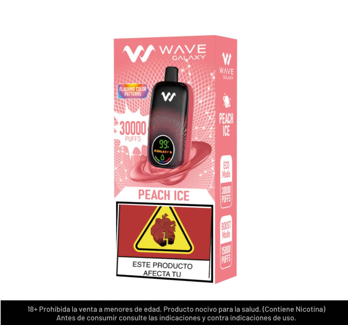 Wave Galaxy 30.000 Puffs Peach Ice