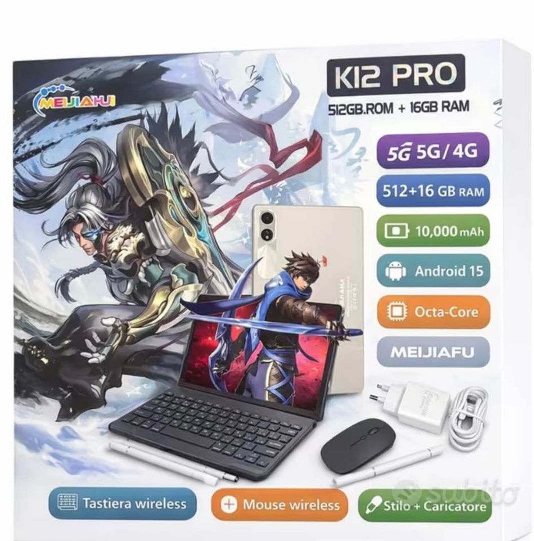 TABLET MEIJIAHUI K12 PRO - SOLO WIFY