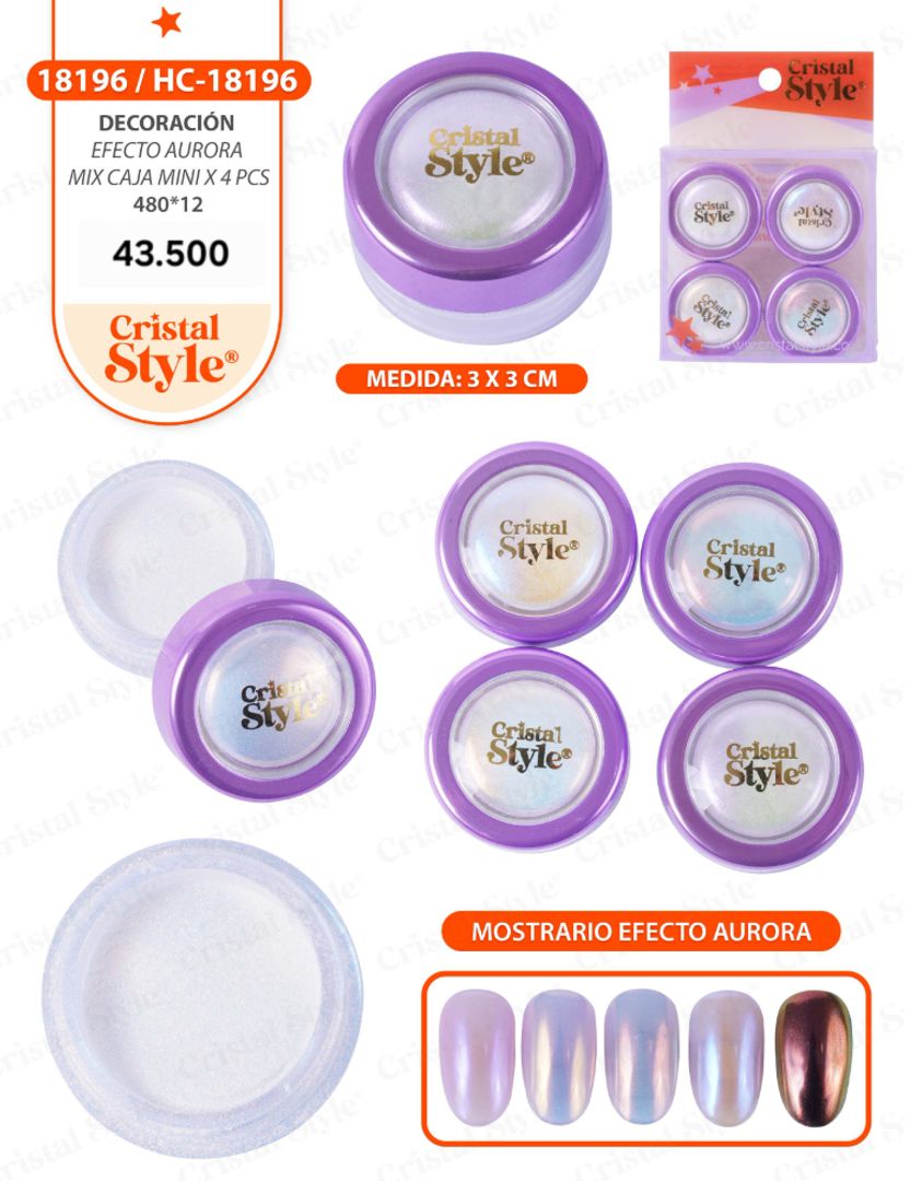 Efecto Aurora Mix Caja mini x 4
