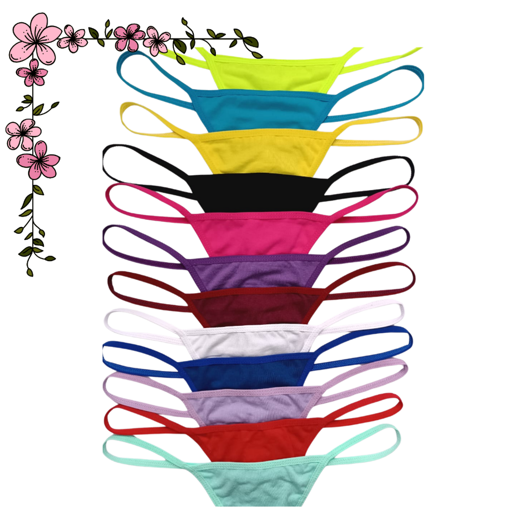 Tanga hilo en algodón