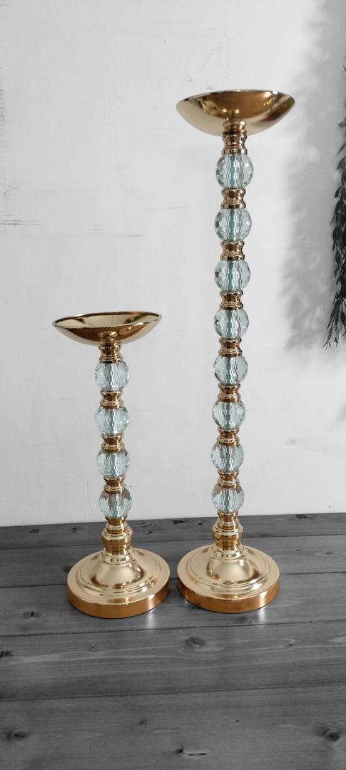 CENTRO DE MESA DORADO 