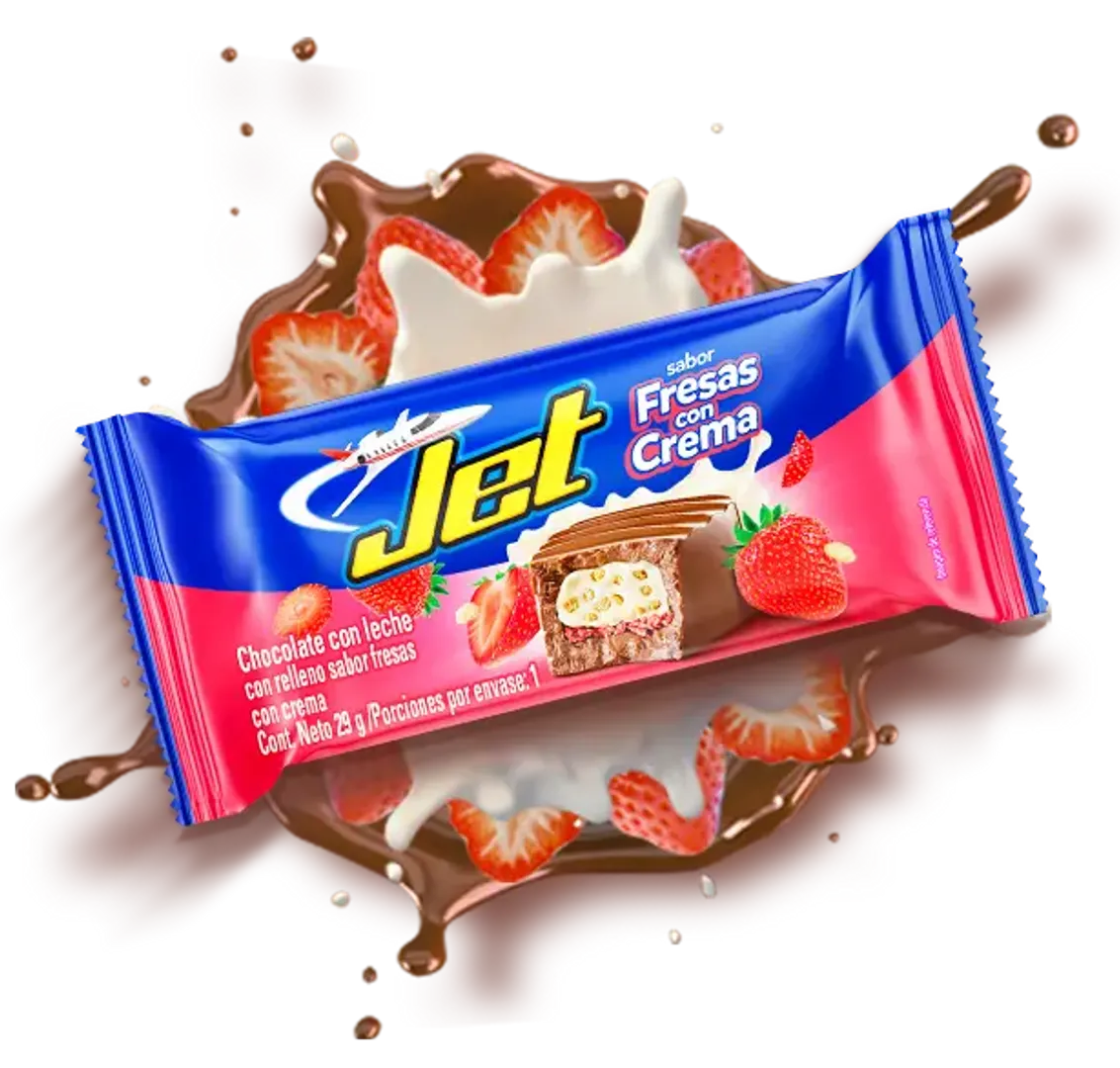 Jet Fresas con Crema