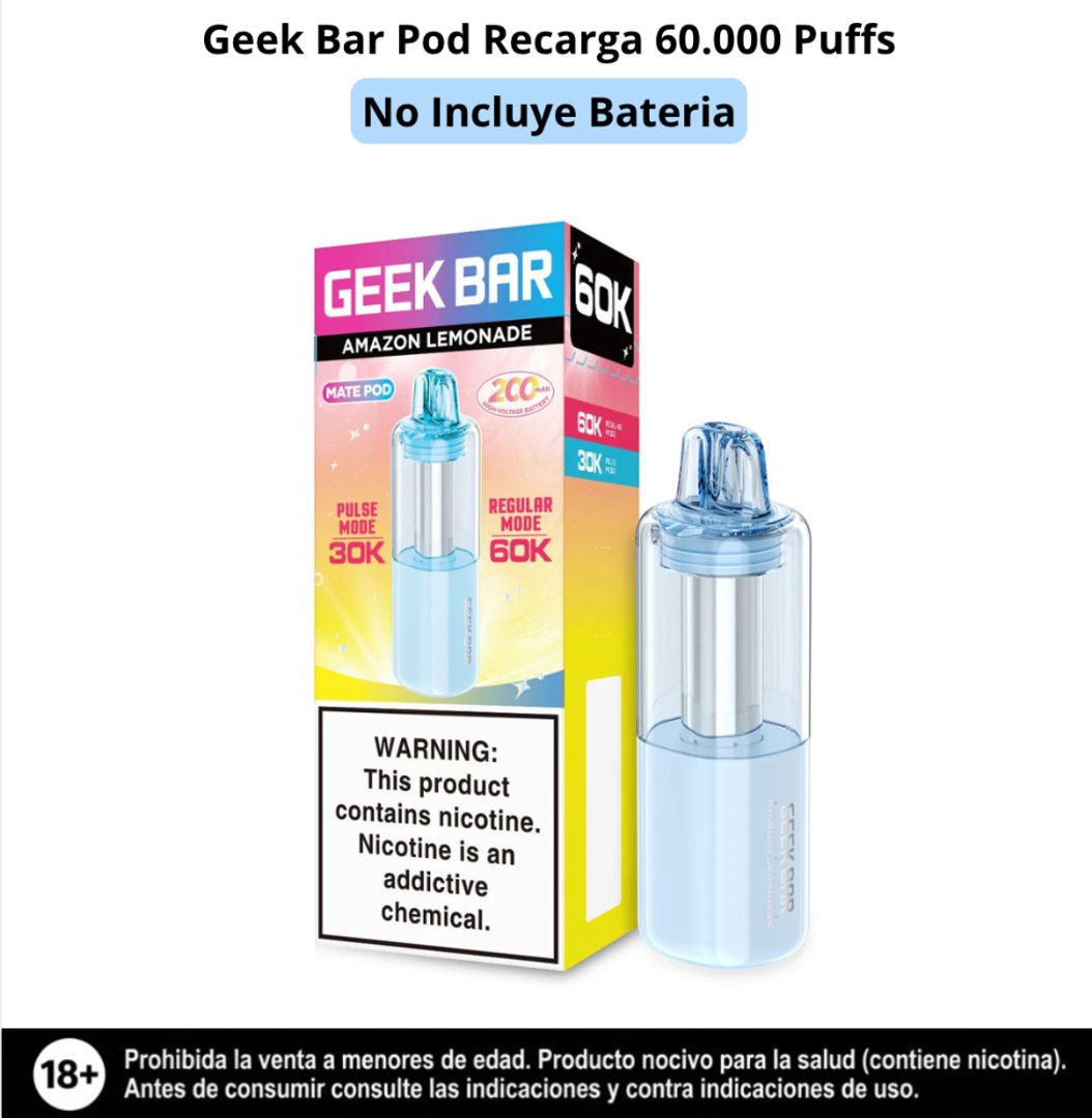 Geek Bar Pod Amazon Lemonade 60.000 Puffs