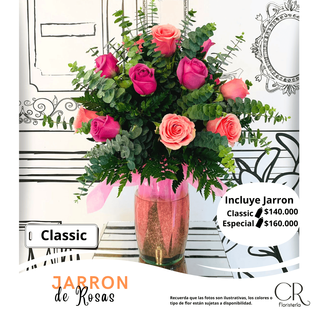 Jarrón de Rosas