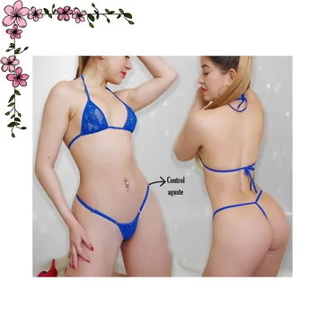 Conjunto micro en encaje ajustable  - imagen 1