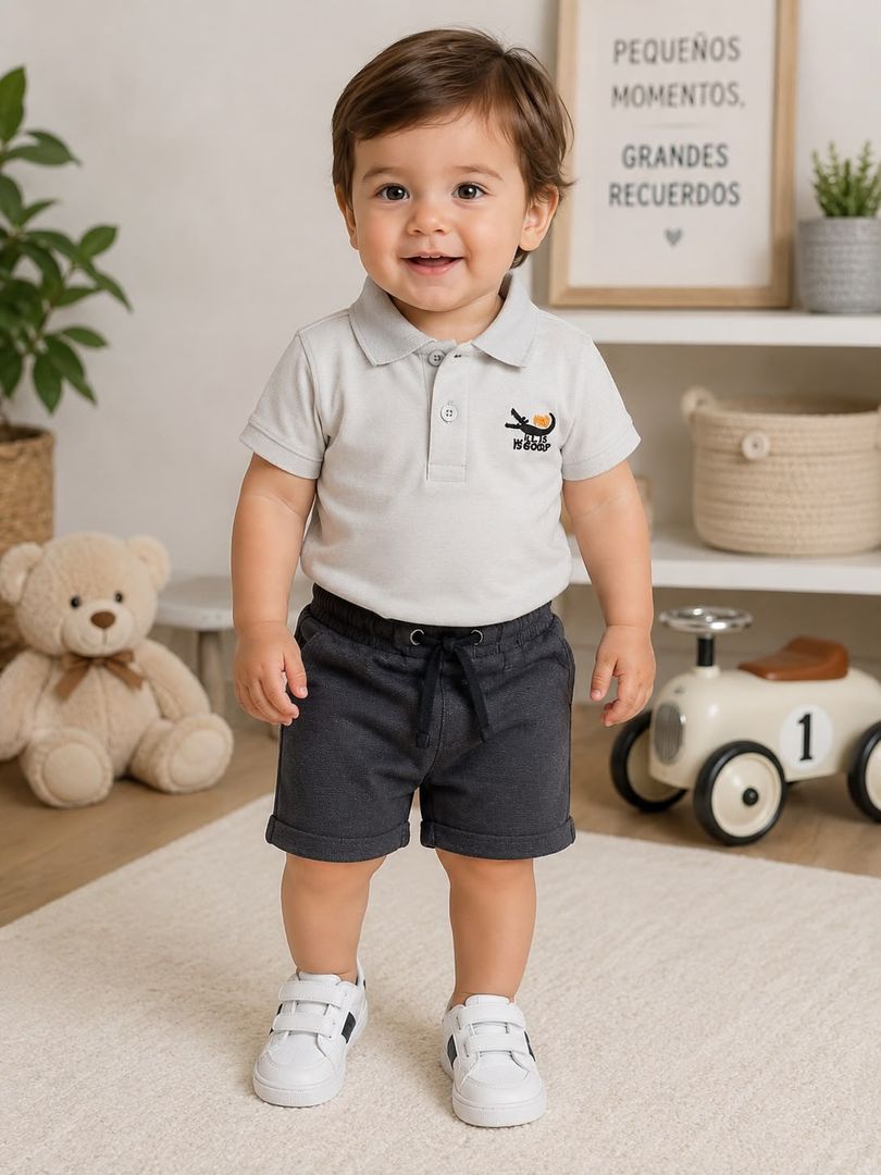 Conjunto bermuda bebito