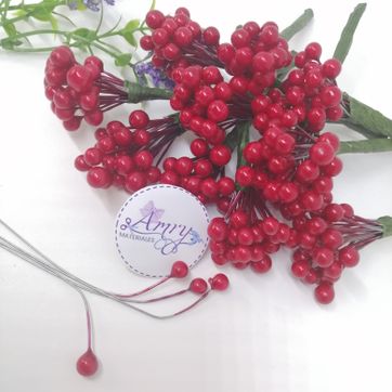 Imagen del producto 24 Pistilos Grandes Rojos Navidad 