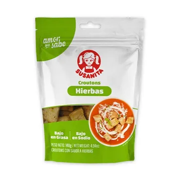 Imagen del producto CROUTONS SUSANITA HIERBAS*140G