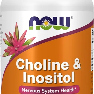 Colina e inositol  100 Cápsulas Now  - imagen 1