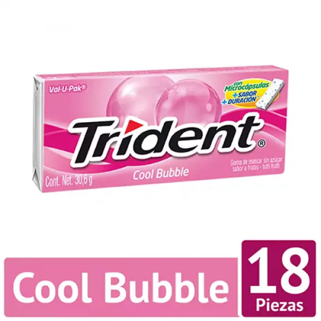 TRIDENT COOL BUBBLE*30.6G
