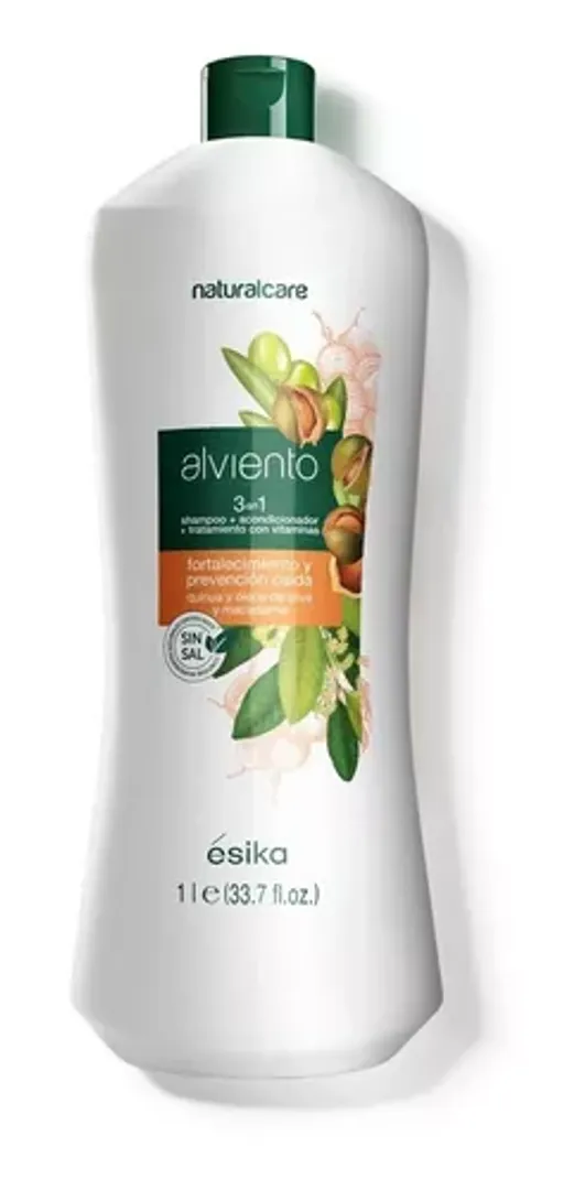 SHAMPOO ALVIENTO 3 EN 1 FORTALECIMIENTO Y PREVENCIÓN CAÍDA 1L