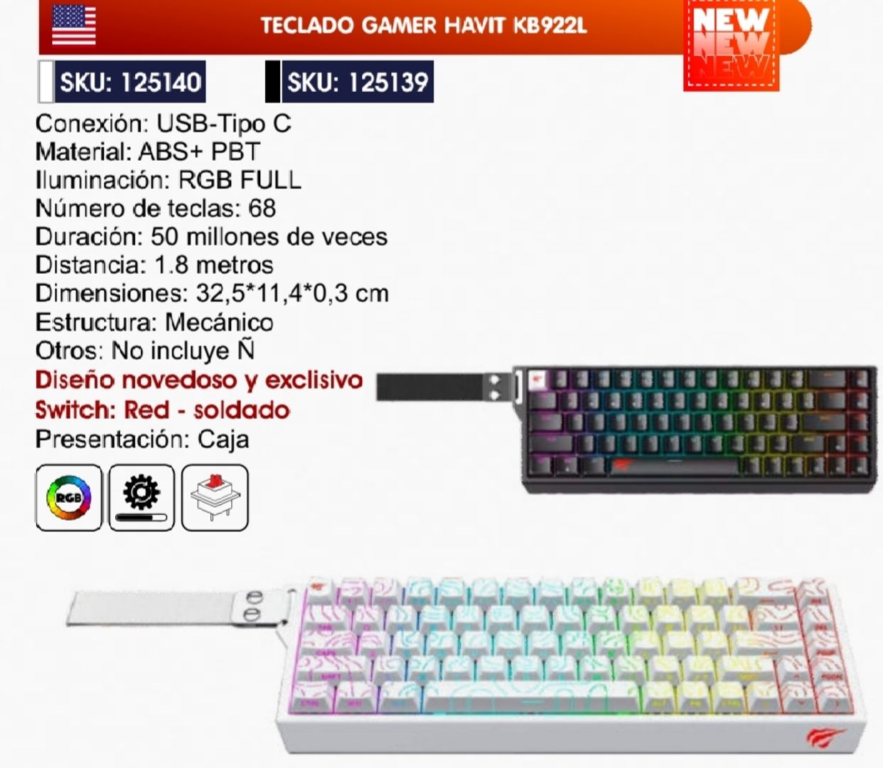 TECLADO GAMER HAVIT 