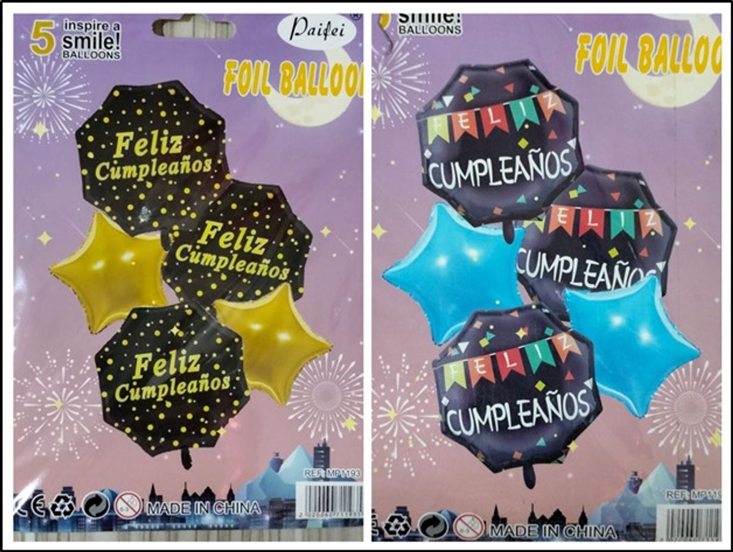 BOUQUET FELIZ CUMPLE 5PIEZAS