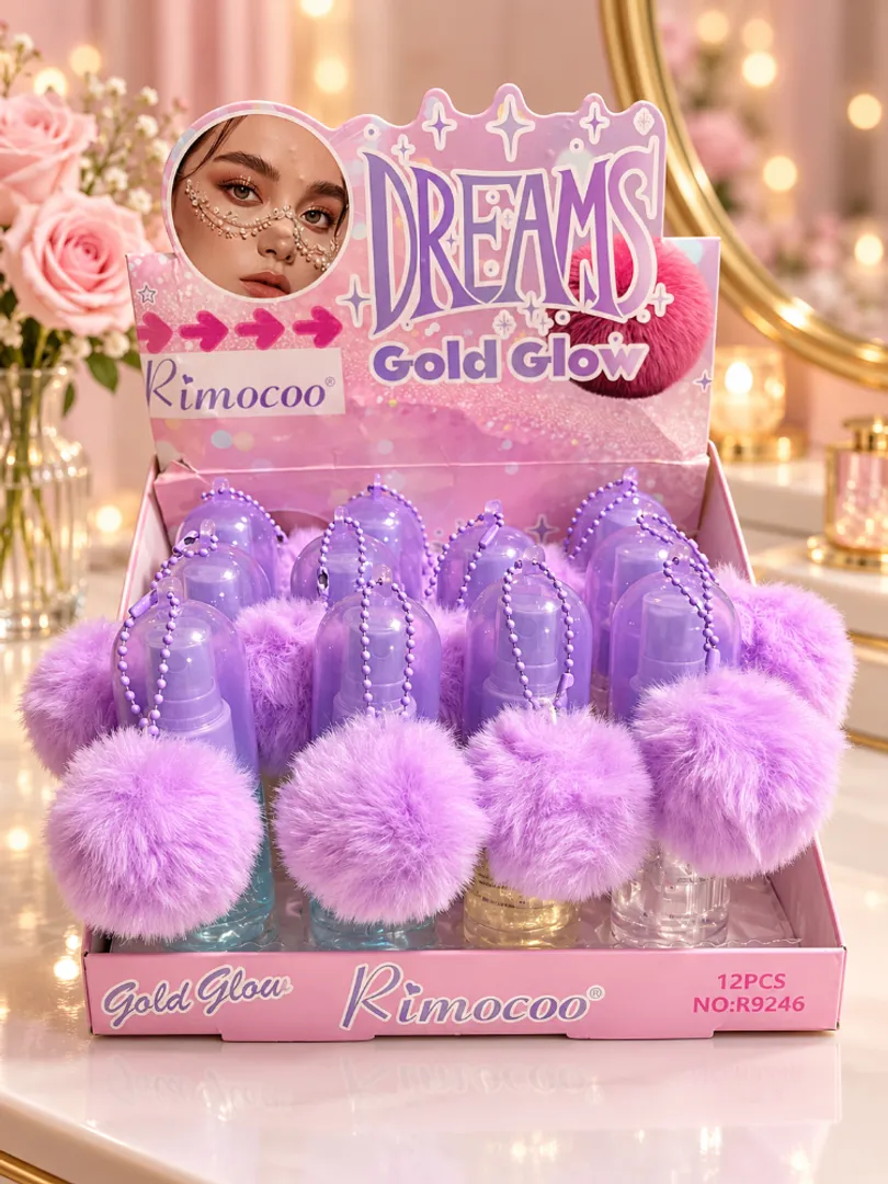 Shimmer pompón con brillos 