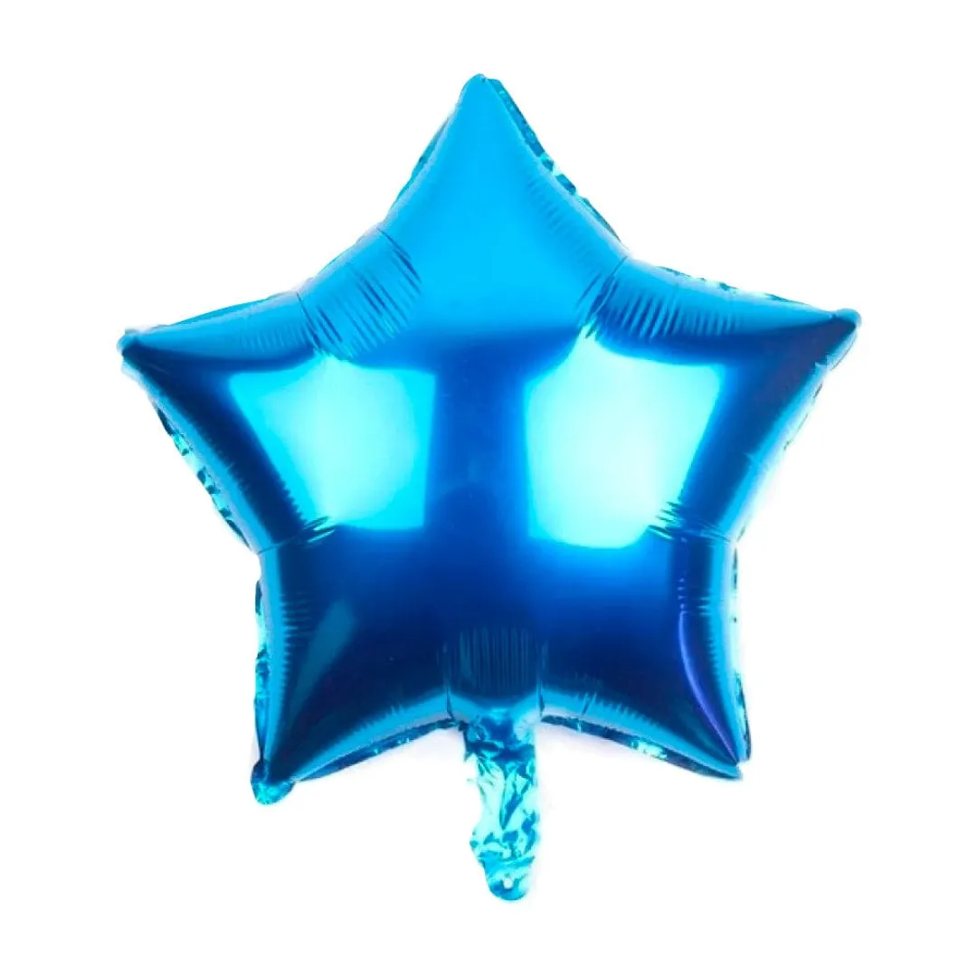 GLOBO FOIL ESTRELLA 18' SURTIDO PAQUETE X 50 UNIDADES