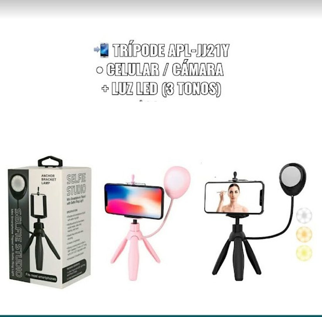 TRIIPODE MAS LAMPARA LED