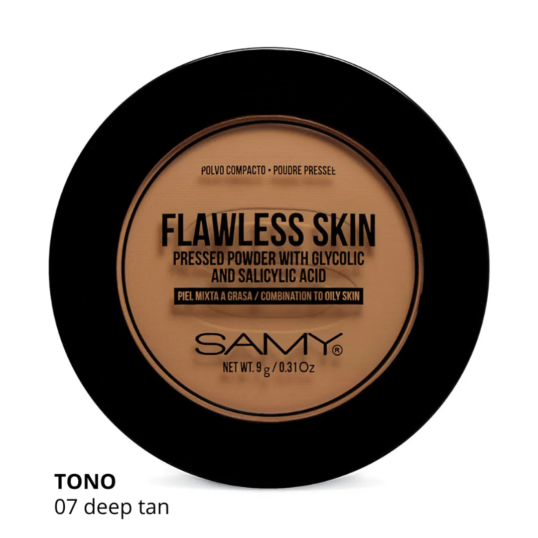 POLVO COMPACTO PIEL MIXTA A GRASA SAMY