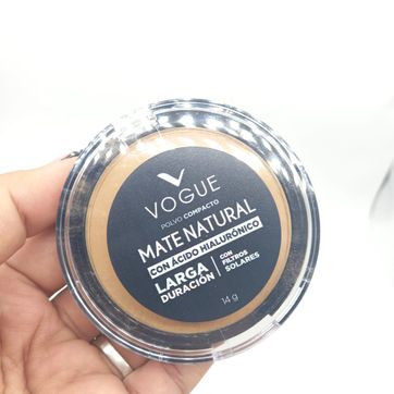 Imagen del producto polvo compacto vogue mate natural 