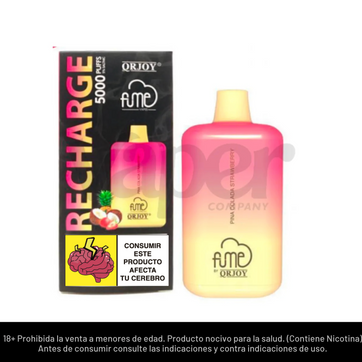 Imagen del producto Fume Recharge Piña Colada Strawberry 5000 Puffs