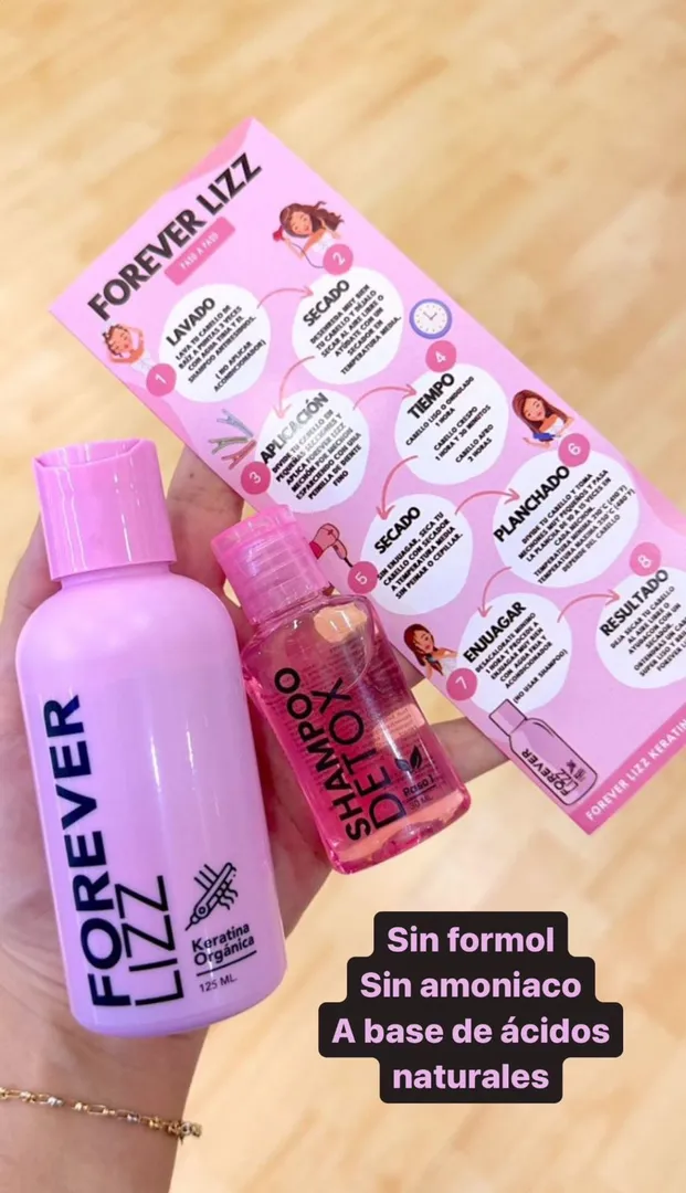 Keratina Orgánica Forever  Lizz 125 ml 